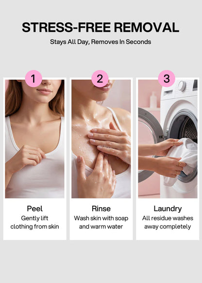 Clincli® Professional Body Adhesive Sweat & Water Resistant Stain-Free Easy to Remove