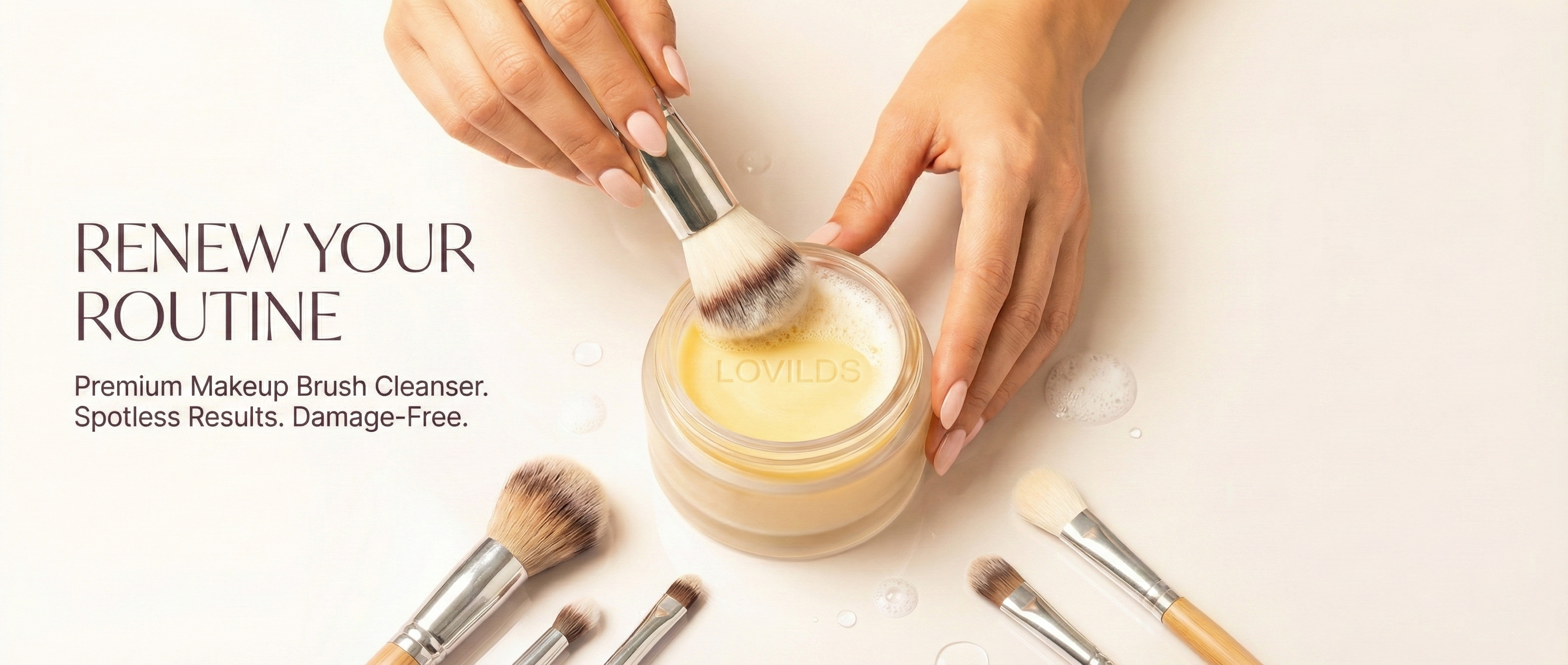 LOVILDS™ The Organic makeup Brush Cleanser LOVILDS™ The Organic makeup Brush Cleanser